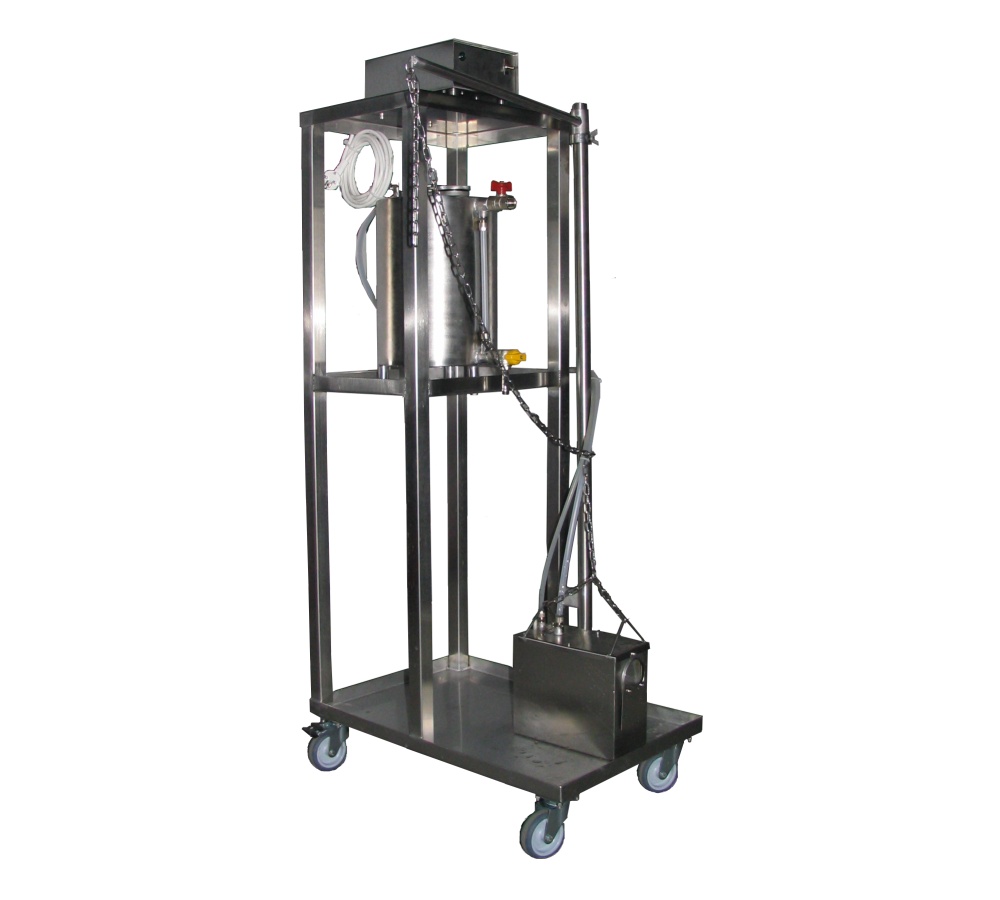 OGSM Mobile oil separator mounted on a trolley, small tank build.