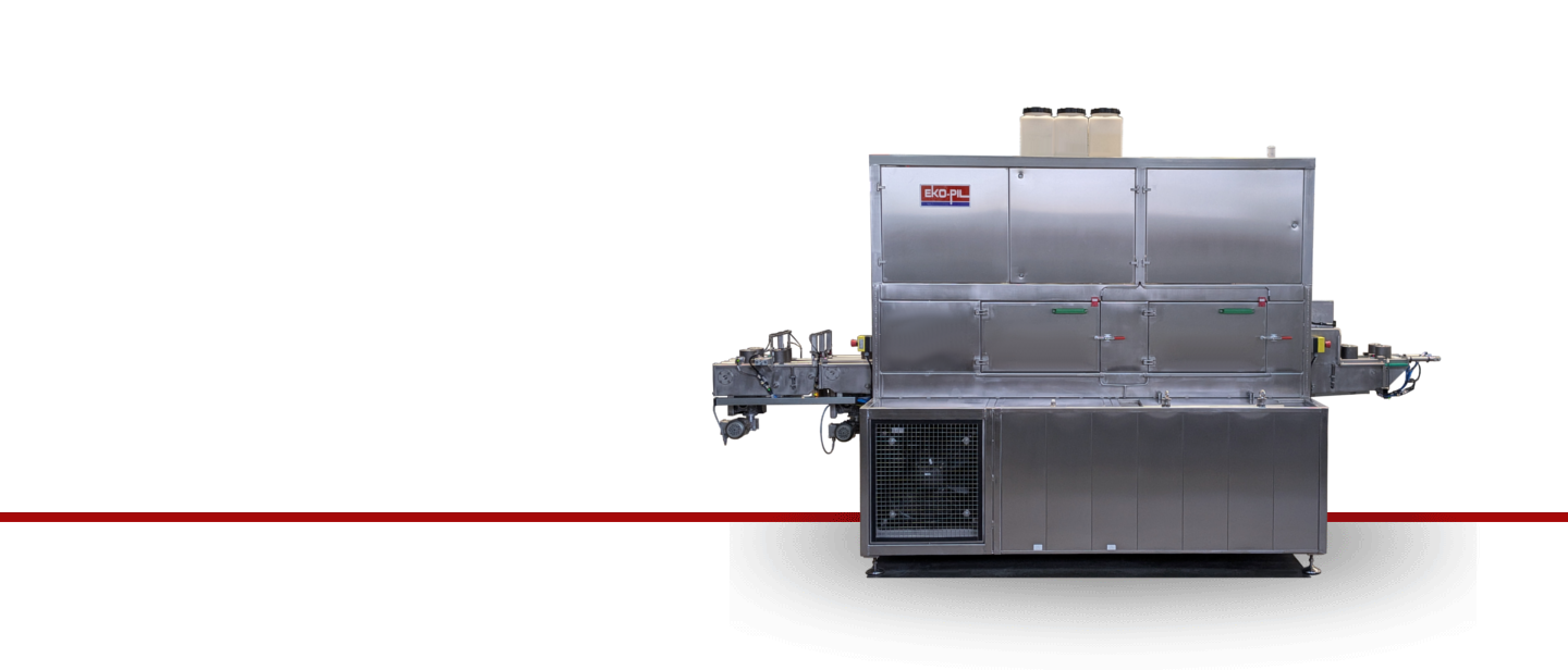 PMPPSCH 200T przemysłowa myjka tunelowa. Przemysłowa myjnia karuzelowa. Myjka potokowa. PMPPSCH 100T PMO 100T.